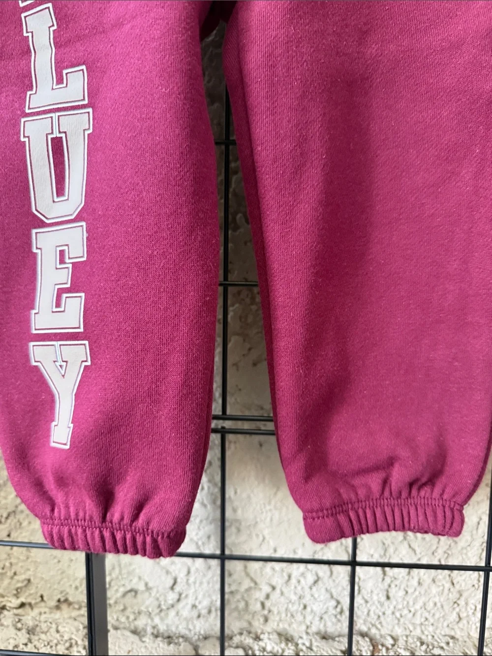 New Gap Kids' Maroon Sweatpants with Character Patch